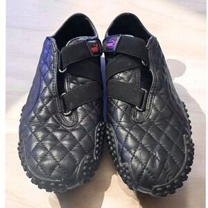 Puma Mostro‎ Triple Black Spiked Retro Athletic Shoes Rare Size US 9W Men US 7.5